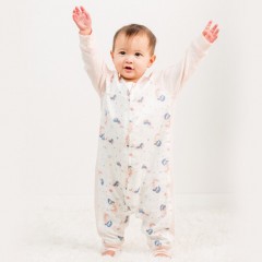 【Lulujo Baby】加拿大品牌.睡袋嬰兒春秋兒童防踢被寶寶分腿抱被,空調房睡袋,露營專用碼