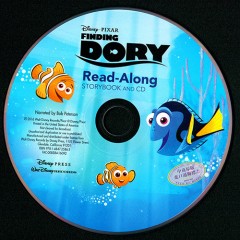 英文原版Finding Dory Read-Along發現小多莉帶CD故事書
