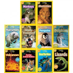 英文原版美國國家地理自然與生物Level L2 10冊全彩兒童版