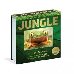 英文原版Jungle: A Photicular Book光與影視覺書系列叢林 會動的3D圖片書