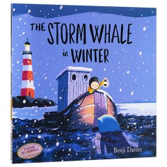 英文原版The Storm Whale/The Storm Whale In Winter故事繪本2冊