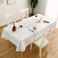 ins北歐風家用加厚棉麻桌布餐桌布茶幾桌布