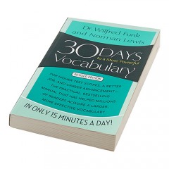 英文原版30 Days to a More Powerful Vocabulary30天掌握更強大的詞匯量