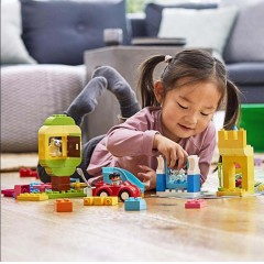 LEGO樂高得寶系列 豪華繽紛桶10914拼插積木玩具