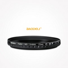 寶德利ND2-400減光鏡中灰密度鏡 67 77mm 可調多層鍍膜單反配件
