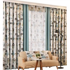 簡約現代小美式全遮光兒童房臥室客廳可拼接設計窗簾