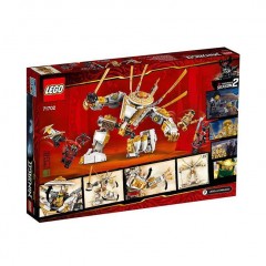 LEGO樂高幻影忍者系列 黃金機甲71702拼插積木玩具
