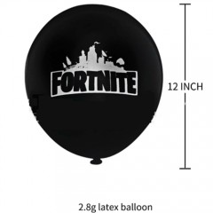 Fortnite遊戲堡壘之夜生日派對主題裝飾氣球套裝
