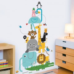 兒童臥室墻面裝飾可愛自粘墻貼創意房門貼紙