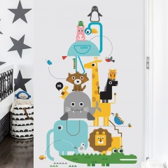兒童臥室墻面裝飾可愛自粘墻貼創意房門貼紙