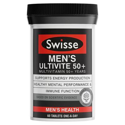 Swisse 男士復合維生素50歲以上  60片 （增強體力耐力）