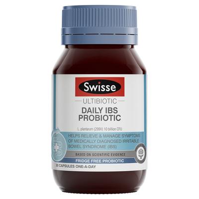 Swisse 日常腸易激綜合癥（IBS）緩解益生菌膠囊 30粒