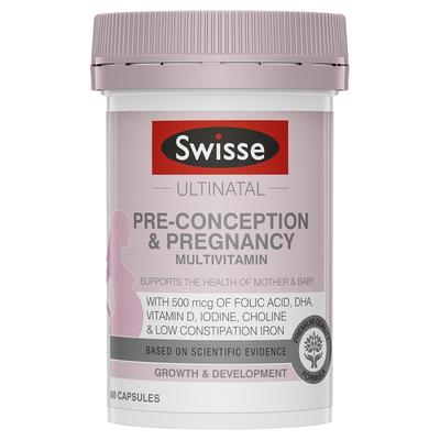 Swisse Ultinatal 備孕孕期復合維生素營養膠囊 60粒