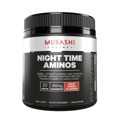 Musashi 夜間肌肉生長和恢復氨基酸粉 300g