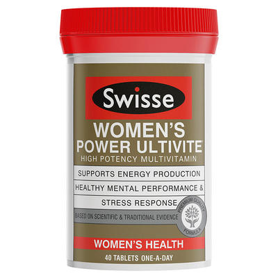 Swisse 女性專用活力復合維生素 40粒 （有效保護心腦血管和記憶功能）