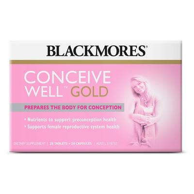 Blackmores 澳佳寶 Conceive Well Gold 健康懷孕黃金素營養膠囊 56粒