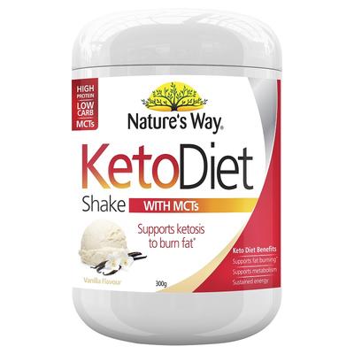 Nature's Way 佳思敏 Keto Diet 瘦身纖體營養蛋白質粉 300g（香草味）