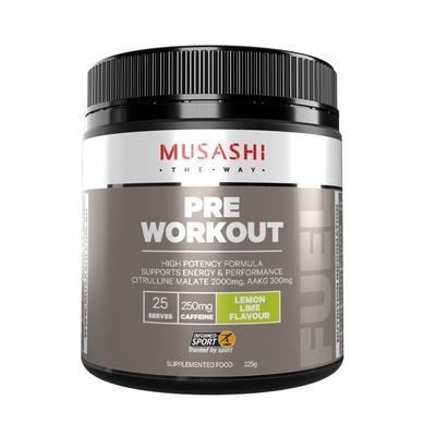 Musashi 鍛煉前營養粉（酸檸檬味）225g