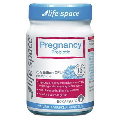 Life Space 孕婦及哺乳期益生菌膠囊 50粒（調節腸胃、免疫力）