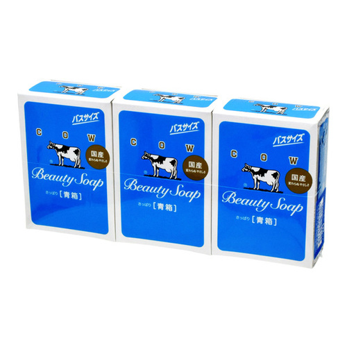 COW BRAND 藍盒牛奶皂(清爽型) 3盒組