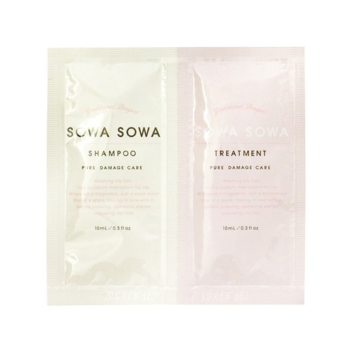Clue SOWA SOWA Pure Damage Care 修護受損發質 洗發精 & 護發乳 試用小包 10ml & 10ml