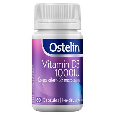 Ostelin 高含量1000IU 補鈣維生素D 60粒