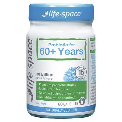 Life Space 老年人益生菌 調節腸胃免疫力 60歲以上 60粒