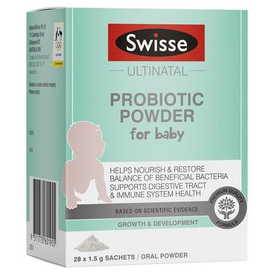 Swisse Ultinatal 嬰兒益生菌粉（調節腸胃增強免疫力）1.5gX28包