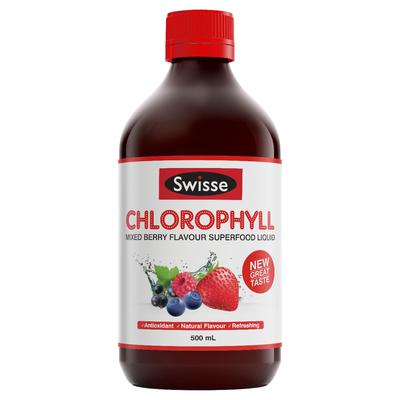 Swisse 排毒養顏液體葉綠素（藍莓味）500ml