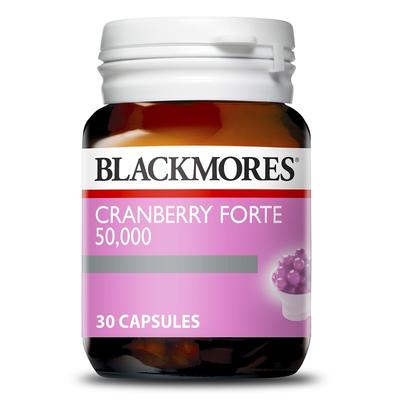 Blackmores 澳佳寶 50000mg高含量蔓越莓精華口服膠囊 30粒