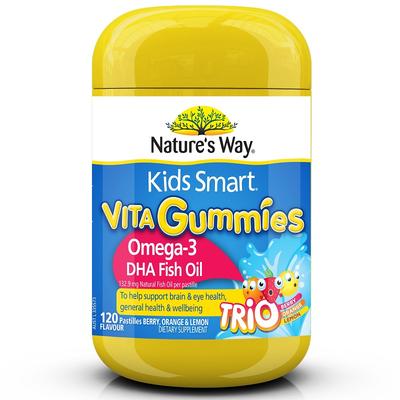 Nature's Way 佳思敏 兒童Omega-3魚油軟糖（三種口味）60粒