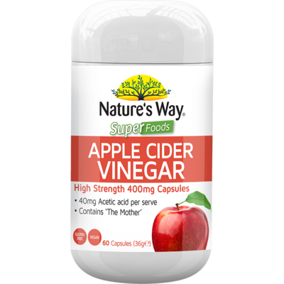 Nature's Way 佳思敏 Super Foods Apple Cider Vinegar Cap X 60