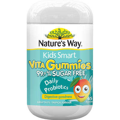 Nature's Way 佳思敏 Kids Smart Vita Gummies Daily Probiotics Pastilles X 65