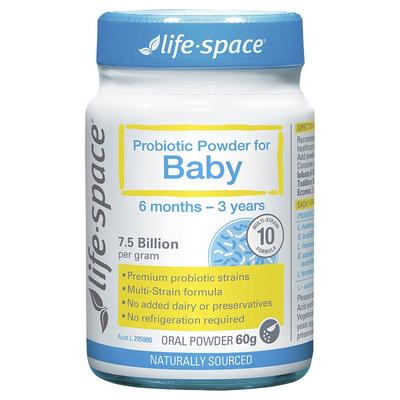 Life Space 嬰兒益生菌粉 60g（6月-3歲） (調節腸胃/增強免疫力)