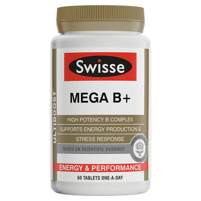 Swisse 超級復合維生素B+ 60粒 （排毒減壓）