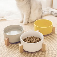 嬉皮狗貓碗陶瓷貓食盆飯盆