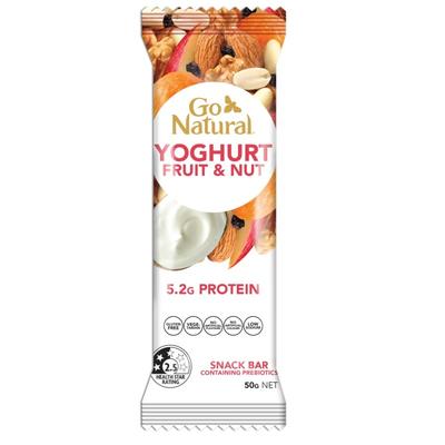 Go Natural 酸奶水果堅果能量棒 5.2g蛋白質/增加飽腹感 50gx16條