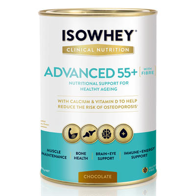 IsoWhey 中老年乳清蛋白粉 55歲以上巧克力口味 400g 補充鈣和維生素