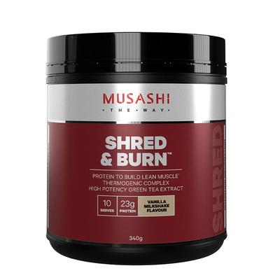 Musashi 碎脂燃脂蛋白質粉（香草味）340g