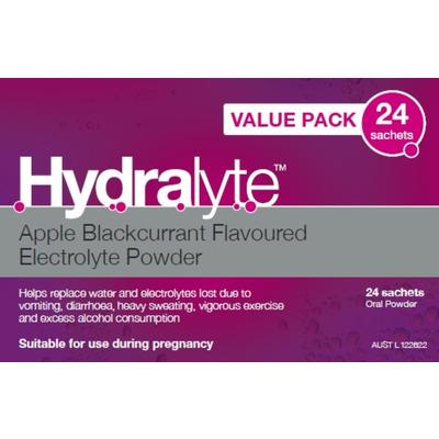 Hydralyte 電解粉（蘋果黑加侖味）24包
