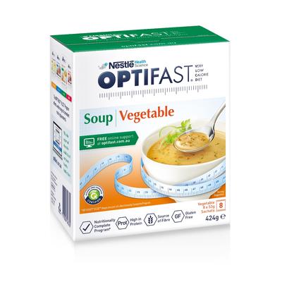 雀巢Optifast 澳洲代餐蔬菜口味湯包（低卡路裏） 54gx8包