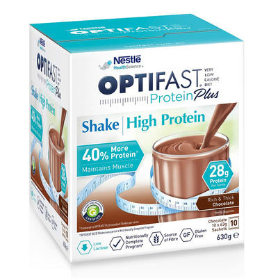 Optifast 低熱量高蛋白質減肥代餐奶昔（巧克力味）63gX10袋