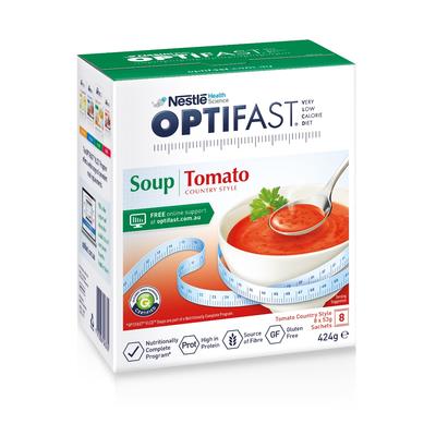 雀巢Optifast 澳洲代餐番茄口味湯包（低卡路裏） 54gx8包