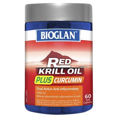Bioglan 寶蘭  紅磷蝦油+姜黃素 60片