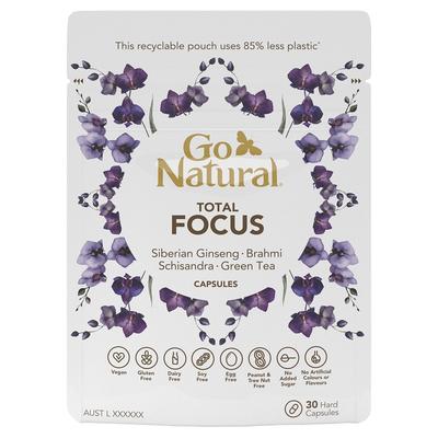 Go Natural Total Focus Cap X 30