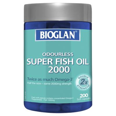 Bioglan 寶蘭  2000mg 無味超級魚油膠囊 200粒