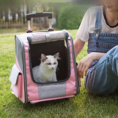 外出便攜寵物雙肩包拉桿貓包