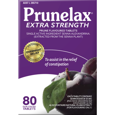 Prunelax 強效天然西梅提取精華片 80片（排宿便）