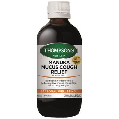 Thompson's Manuka Mucus Cough Relief 200ml