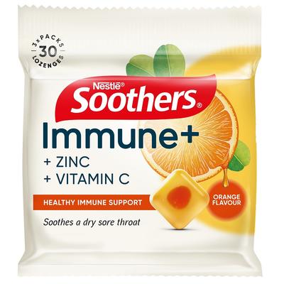 Soothers 橙味鋅維生素C免疫力含片 10片 X 3